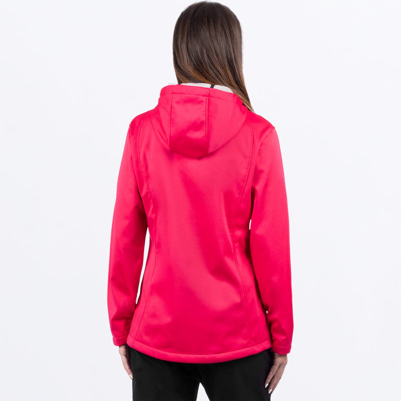 Chargez l'image dans la visionneuse de la galerie, RidgeSoftshell_Jacket_W_RazzCream_242200-_2801_back
