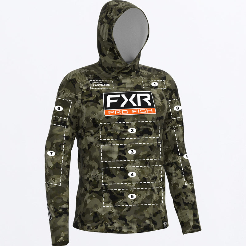Chargez l'image dans la visionneuse de la galerie, MCustomDerbyDriftCamoAirUPFPO_Hoodie_MossOrg_SKU_262052-_7930_Front
