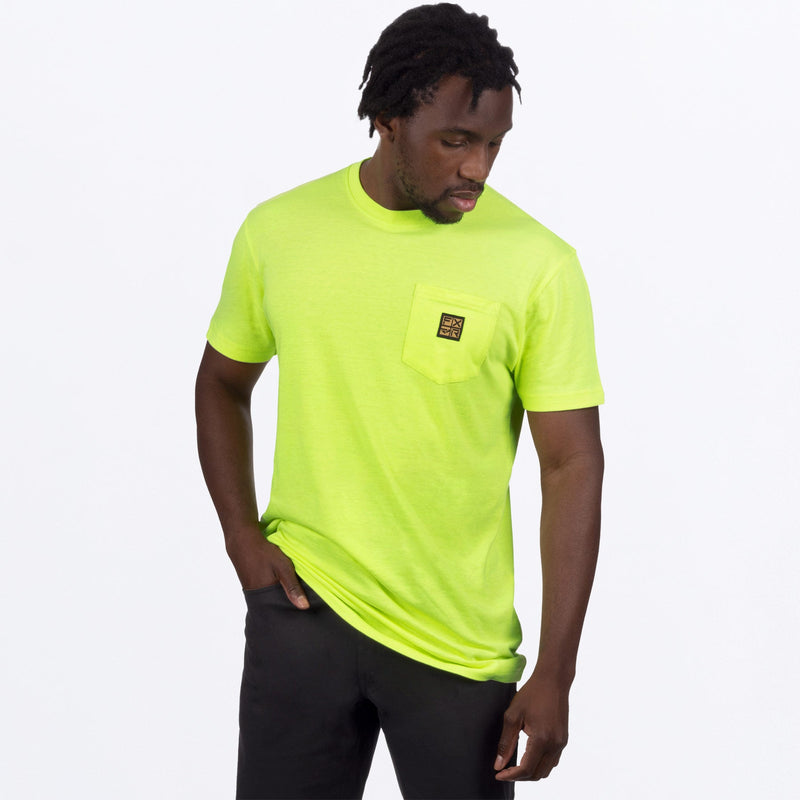 Chargez l'image dans la visionneuse de la galerie, MWorkPocketPremium_T-Shirt_HiVis_SKU_231300-_6500_Front
