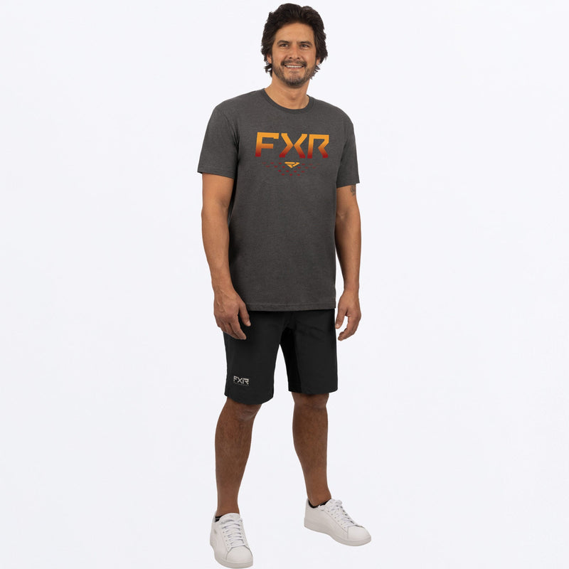 Chargez l'image dans la visionneuse de la galerie, Helium_Premium_T-Shirt_M_CharHeatherFlame_232065_0623_fullbody

