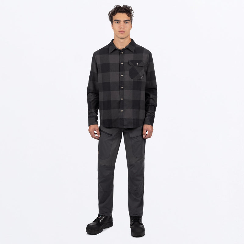 Chargez l'image dans la visionneuse de la galerie, MTimberFlannel_Shirt_CharBlack_SKU_231116-_0810_Extra1
