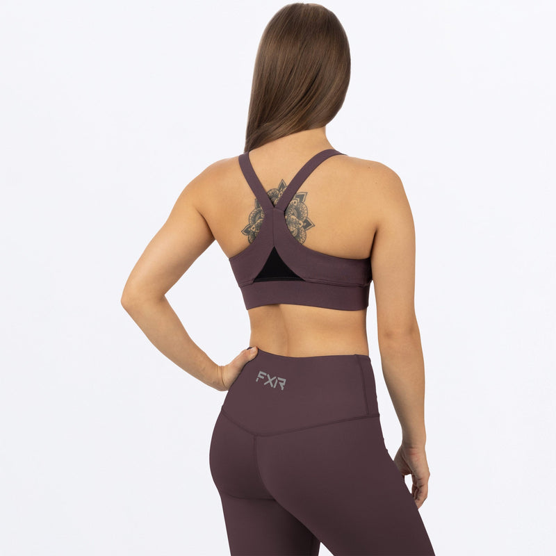 Chargez l'image dans la visionneuse de la galerie, Chakra_SportsBra_W_MutedGrapeDustyLilac_231438-_8487_back
