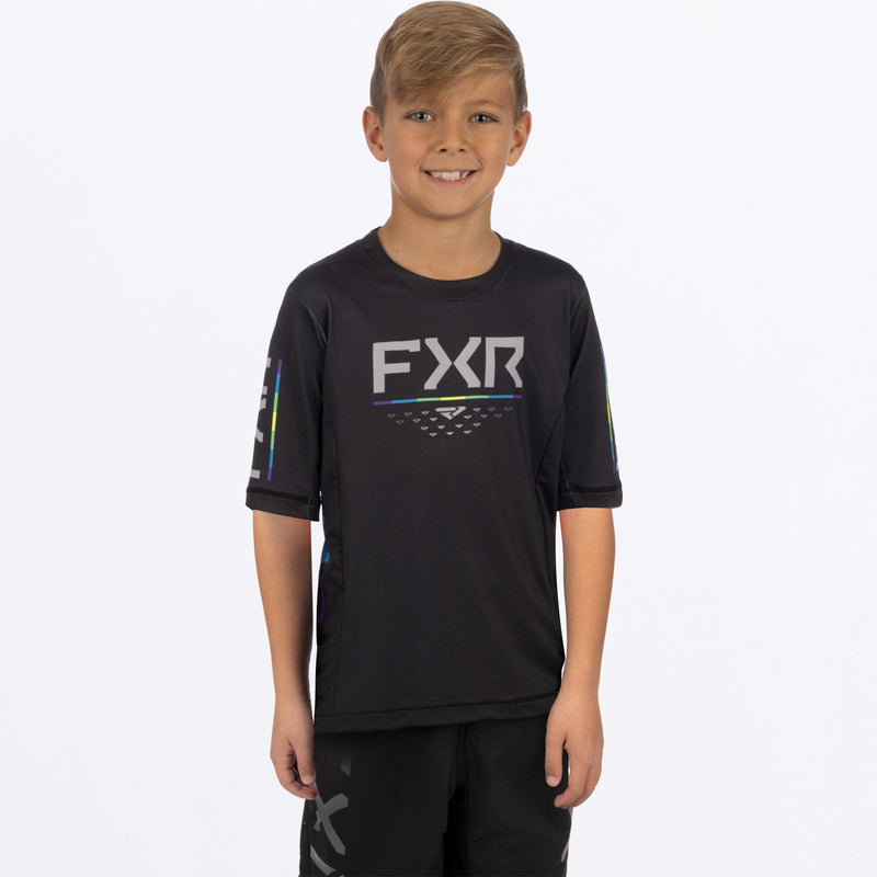 Chargez l'image dans la visionneuse de la galerie, ProFlex_UPF_SS_Jersey_Y_Black_232231_1000_Front+
