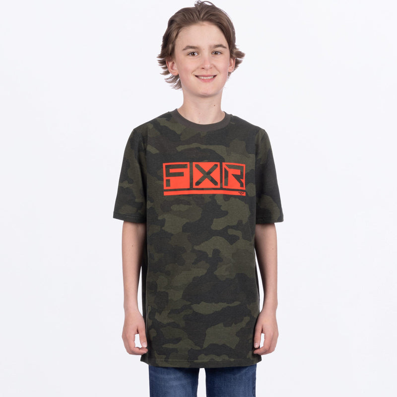 Chargez l'image dans la visionneuse de la galerie, PodiumPrem_TShirt_Y_ArmyCamoOrange_251535-_7630_Front
