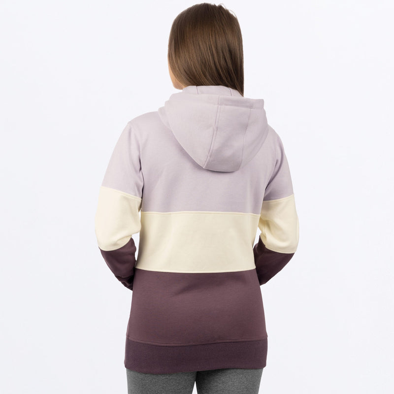 Chargez l'image dans la visionneuse de la galerie, Stripe_Pullover_Hoodie_W_DustylilacCream_232218_8701_back
