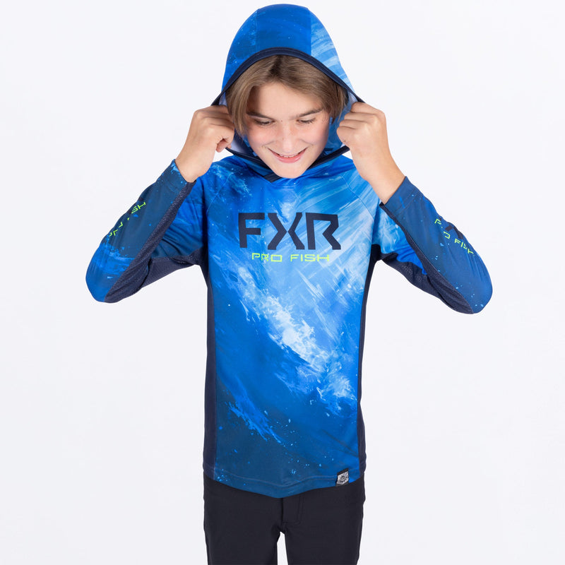 Chargez l'image dans la visionneuse de la galerie, DerbyUPF_PO_Hoodie_Y_Blue_252291-_4100_side
