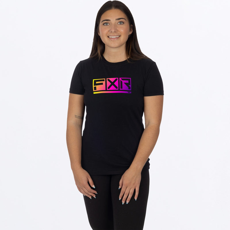 Chargez l'image dans la visionneuse de la galerie, PodiumPremium_TShirt_W_BlackNeonFusion_231412-_1028_front
