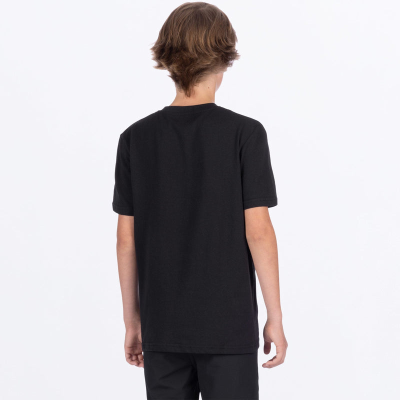 Chargez l'image dans la visionneuse de la galerie, EmblemPremium_TShirt_Y_BlackDirtBike_251532-_1026_back
