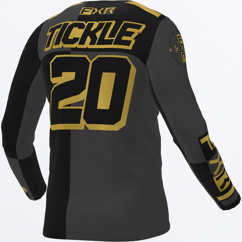 Chargez l'image dans la visionneuse de la galerie, PodiumProBattalion_MXJersey_BlkCharGold_243319-_1008_back
