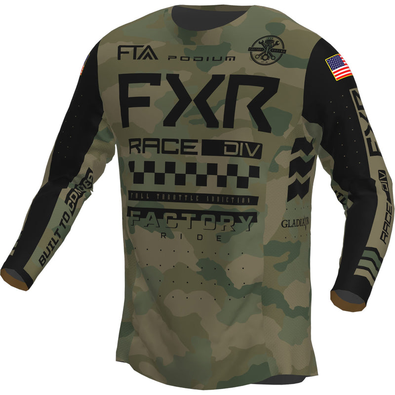 Chargez l'image dans la visionneuse de la galerie, PodiumGladiator_MXJersey_ConquerCamoUSA_233326-_7600_front
