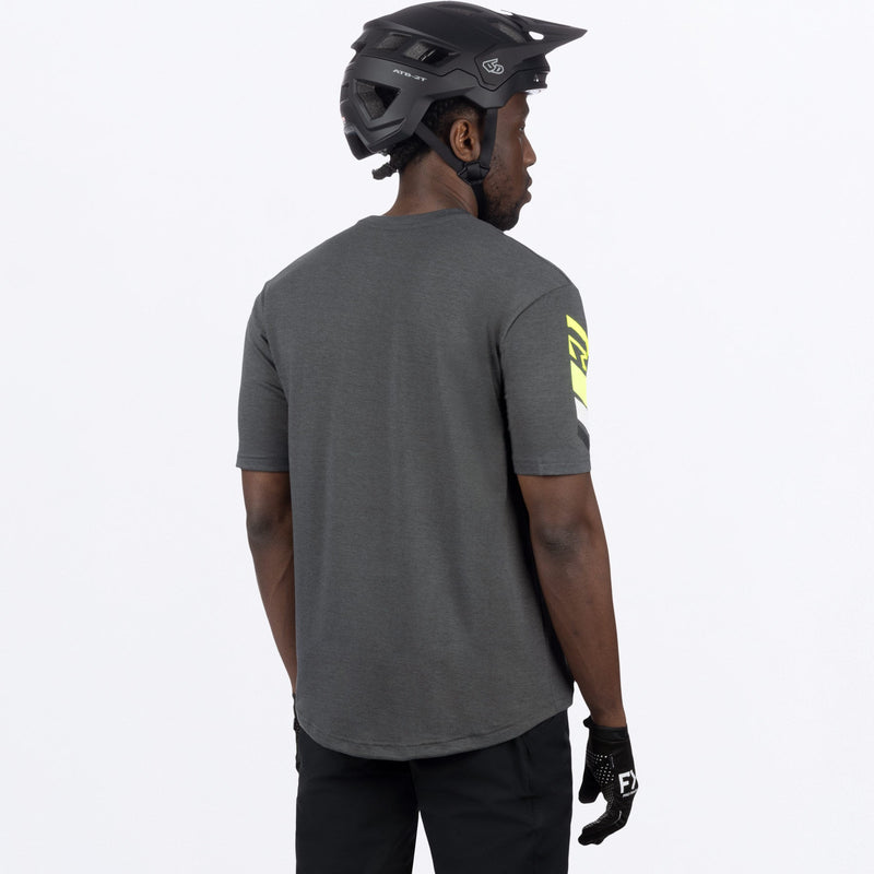 Chargez l'image dans la visionneuse de la galerie, MHeliumTechSS_Jersey_CharHeatherHiVis_SKU_232062-_0665_Extra
