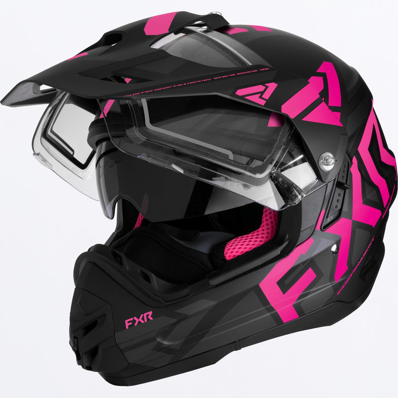 Chargez l'image dans la visionneuse de la galerie, TorqueXTeam_Helmet_BlackEPink_230635-_1094_open
