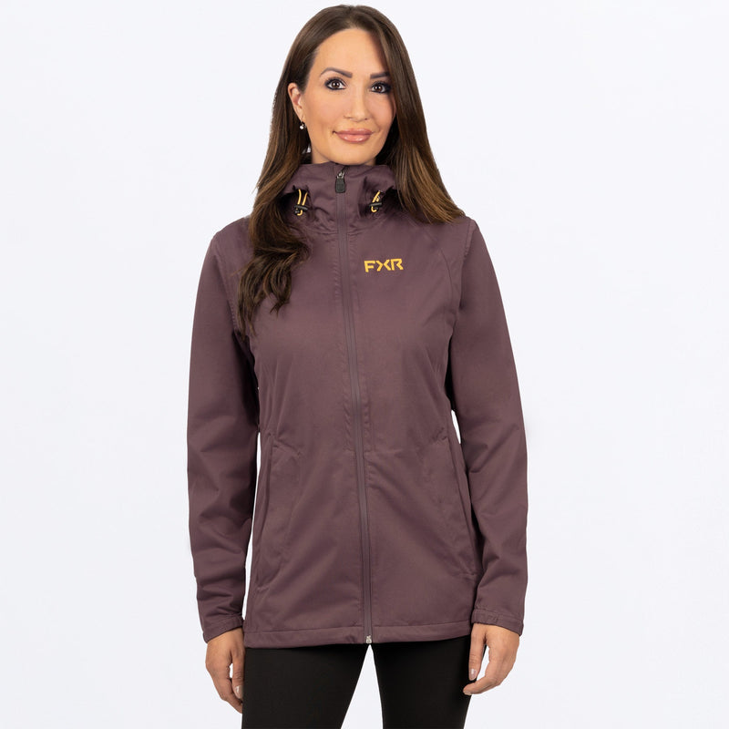 Chargez l'image dans la visionneuse de la galerie, Jade_Dual_Lam_Jacket_W_MutedGrape_232201_8400_front
