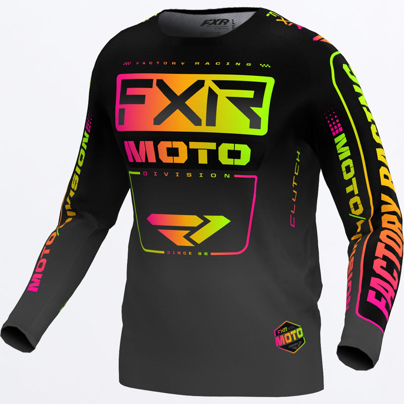 Chargez l'image dans la visionneuse de la galerie, Clutch_MXJersey_YTH_BlkSherbert_243305-_1074_front
