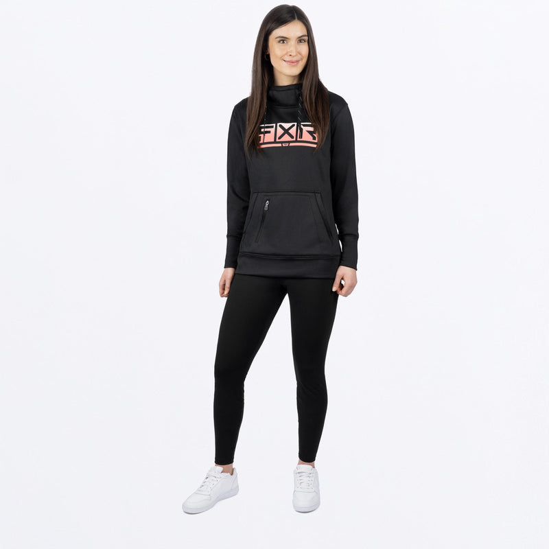Chargez l'image dans la visionneuse de la galerie, PodiumTech_PO_Hoodie_W_BlackMutedMelon_241215-_1093_Fullbody
