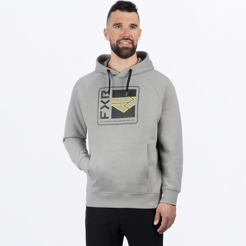 Chargez l'image dans la visionneuse de la galerie, Broadcast_POHoodie_M_GreyHeatherBlack_241156-_0710_front
