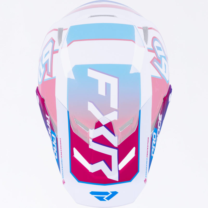 Chargez l'image dans la visionneuse de la galerie, 6DATR3_Helmet_Peak_BlueRazzWhite_251712-_4028_front
