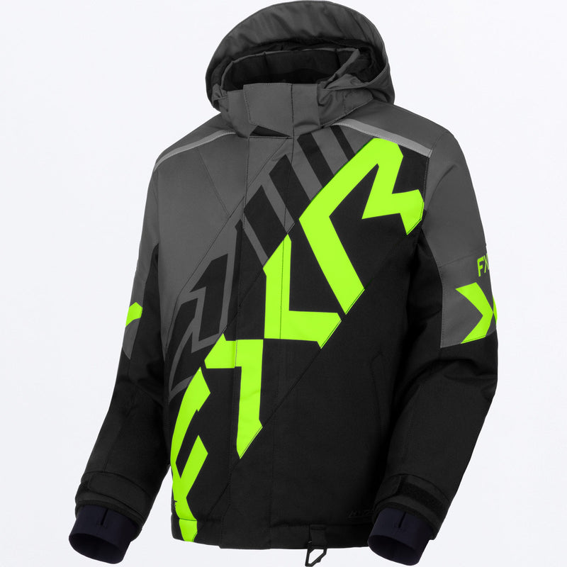 Chargez l'image dans la visionneuse de la galerie, YthColdCrossCX_Jacket_CharcoalBlackLime_SKU_260423-_0870_Front
