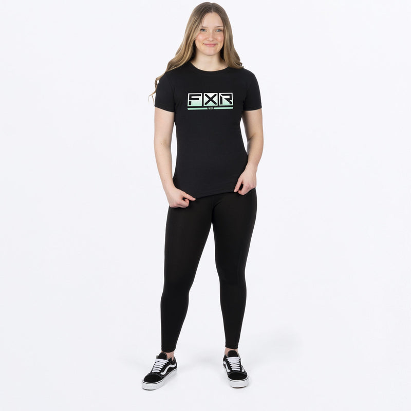Chargez l'image dans la visionneuse de la galerie, Podium_PremiumTShirt_W_BlackLtSage_242227-_1070_Fullbody
