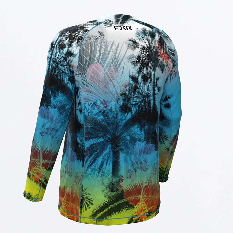 Chargez l'image dans la visionneuse de la galerie, M_Attack_Air_UPF_Longsleeve_Prism_tropical_232089_4171_back**hover**
