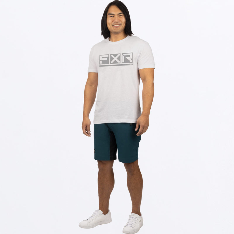 Chargez l'image dans la visionneuse de la galerie, Podium_Premium_T-Shirt_M_WhiteGrey_232071_0105_fullbody
