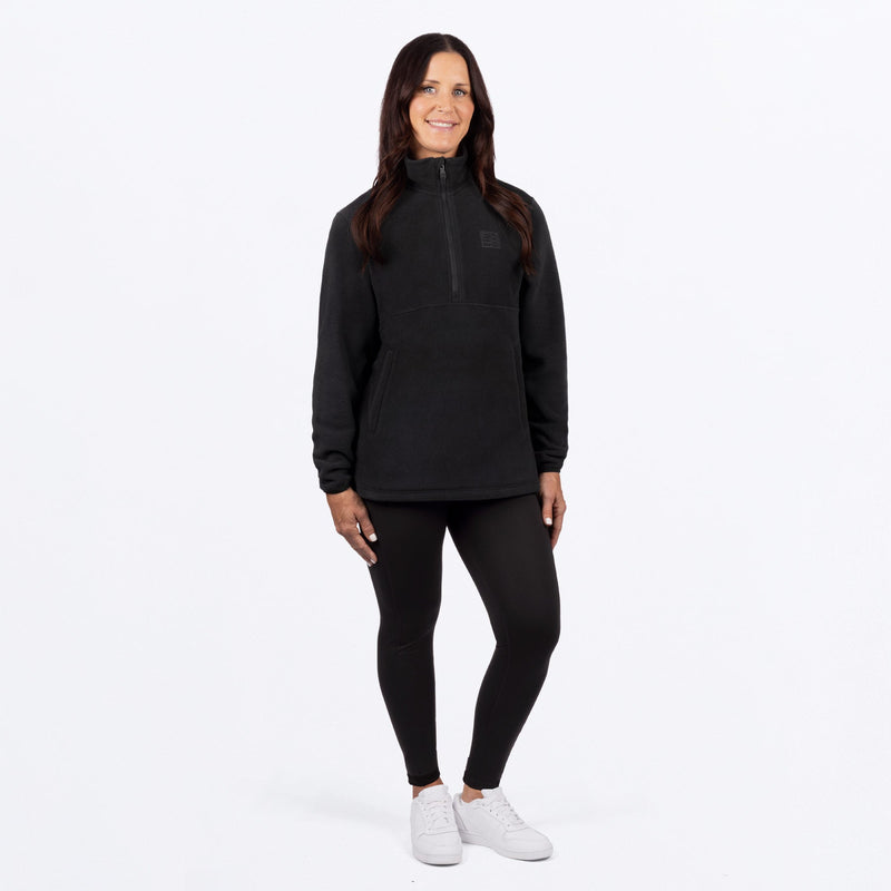 Chargez l'image dans la visionneuse de la galerie, WAspen_QuarterZipFleeceJacket_Black_SKU_261217-_1000_Extra1
