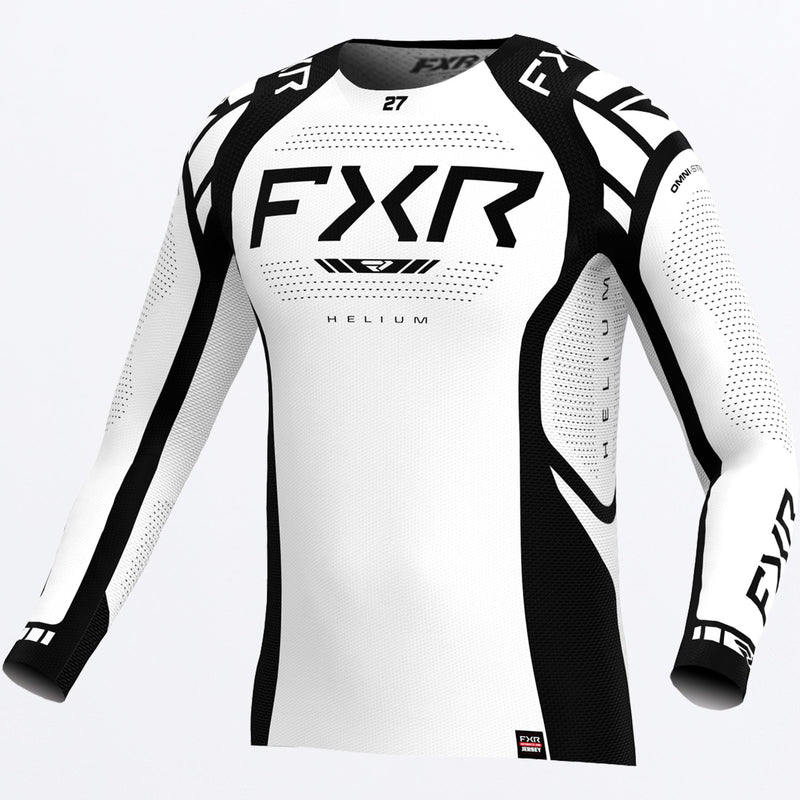 Chargez l'image dans la visionneuse de la galerie, CustomHeliumMX_Jersey_WhiteBlack_SKU_253396-_0110_Front
