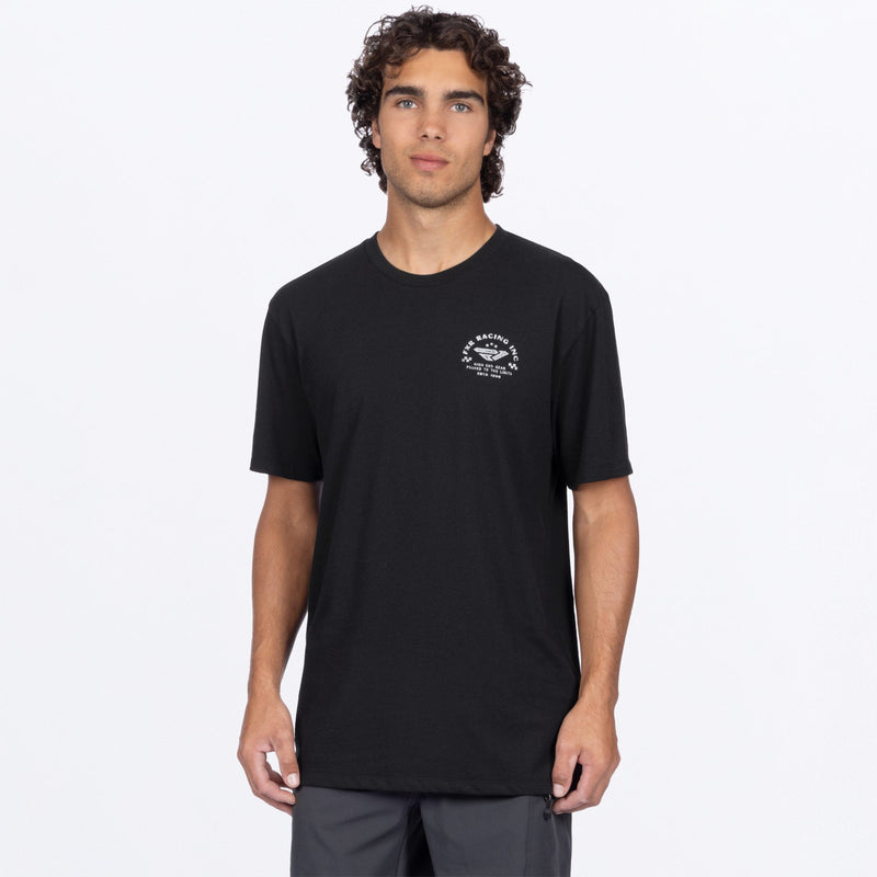 Chargez l'image dans la visionneuse de la galerie, MSpeedPremium_T-Shirt_BlackWhite_SKU_262014-_1001_Front
