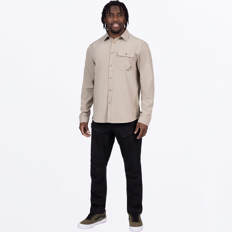 Chargez l'image dans la visionneuse de la galerie, MBreezePerformanceUPFLS_Shirt_Stone_SKU_232043-_1700_Extra1
