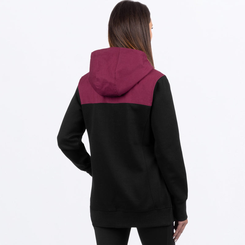 Chargez l'image dans la visionneuse de la galerie, Task_Hoodie_W_BlackMerlot_231252-_1027_back
