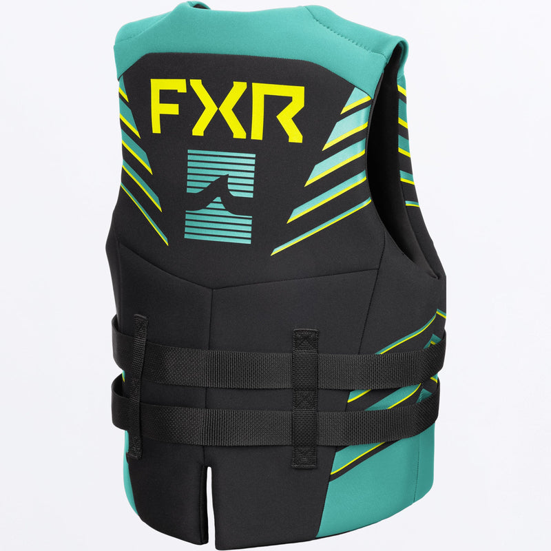 Chargez l'image dans la visionneuse de la galerie, Podium_LifeJacket_Adult_BlkTeal_241970-_1052_back**hover**
