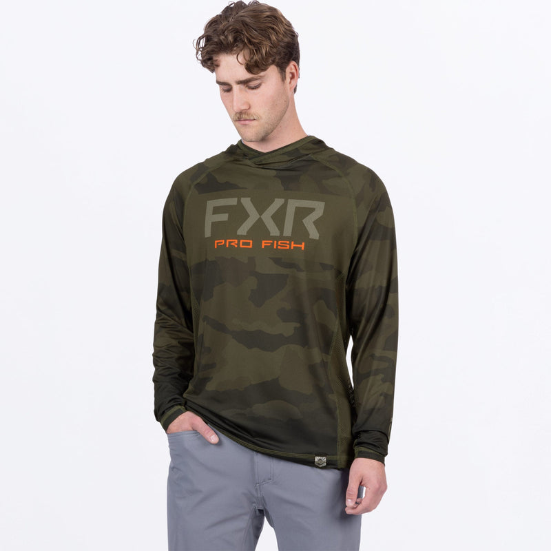 Chargez l'image dans la visionneuse de la galerie, Derby-CamoAirUPF_PO_Hoodie_M_ArmyCamoOrange_252082-_7630_front
