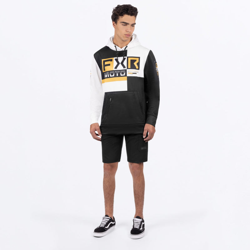 Chargez l'image dans la visionneuse de la galerie, MotoTechPO_Hoodie_M_BlackWhite_242039-_1001_fullbody
