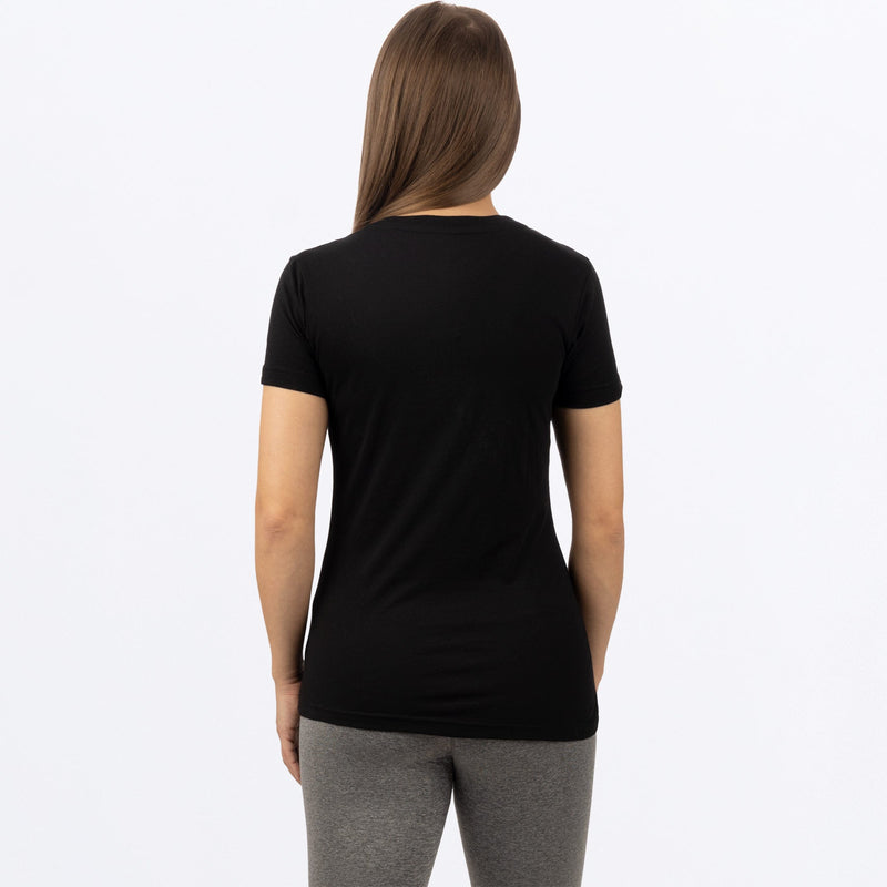 Chargez l'image dans la visionneuse de la galerie, Antler_Premium_T_Shirt_W_BlackMutedMelon_232230_1093_back

