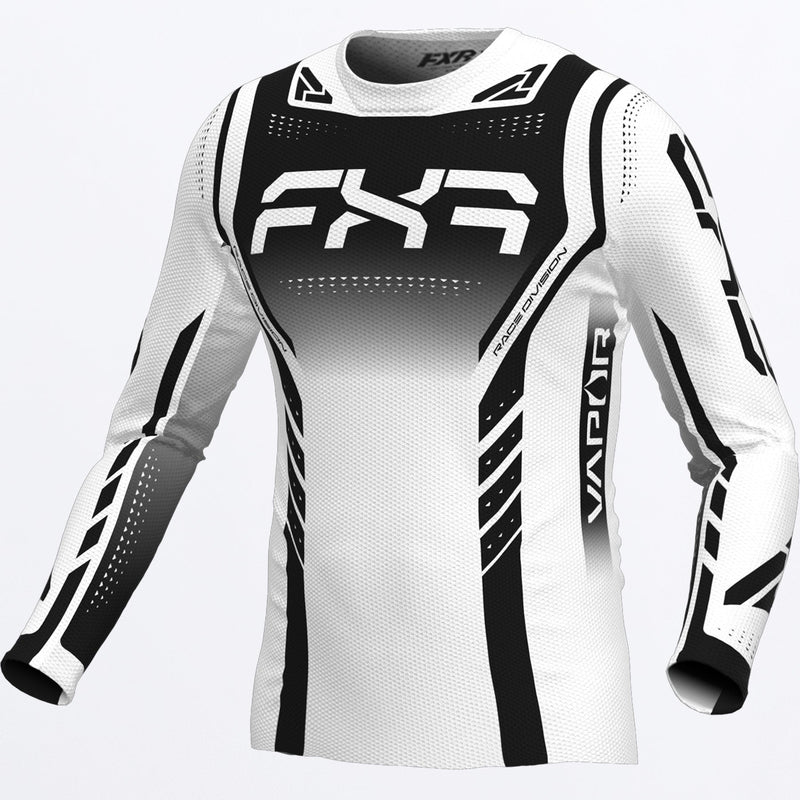 Chargez l'image dans la visionneuse de la galerie, VaporLEAir_MXJersey_WhiteBlk_243398-_0110_front
