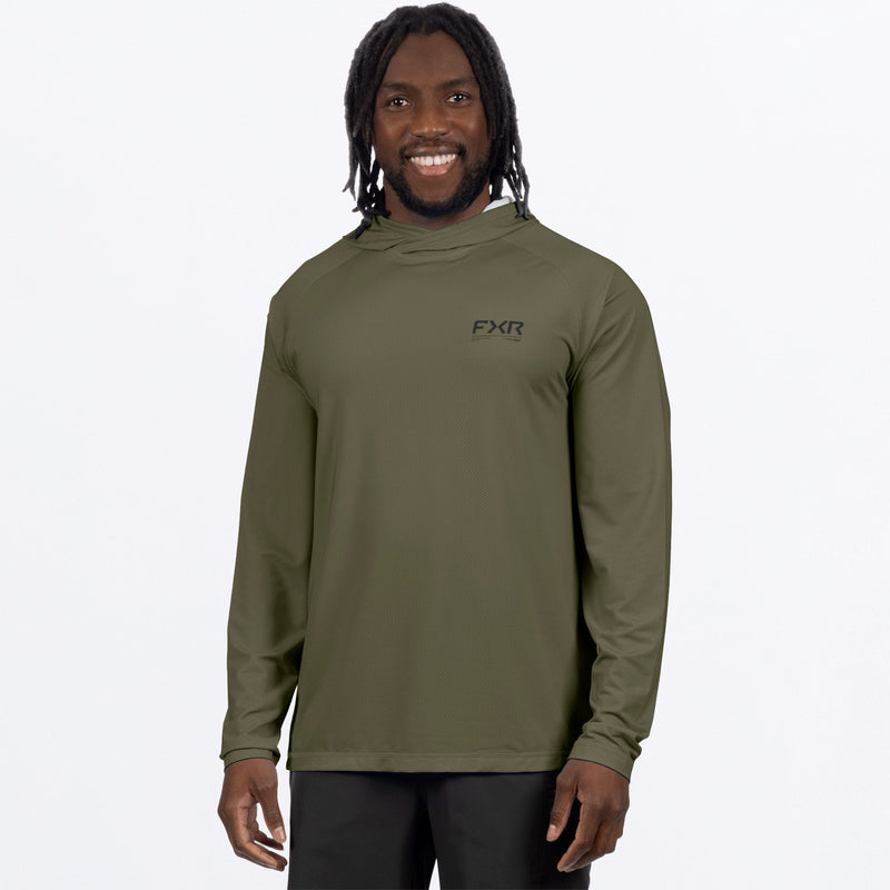 Chargez l'image dans la visionneuse de la galerie, MAttackAirUPFPO_Hoodie_MossChar_SKU_262094-_7908_Front
