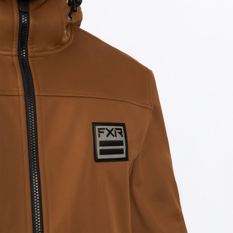 Chargez l'image dans la visionneuse de la galerie, Hydrogen_SoftshellHoodie_Copper_232070-_1900_frontDetail
