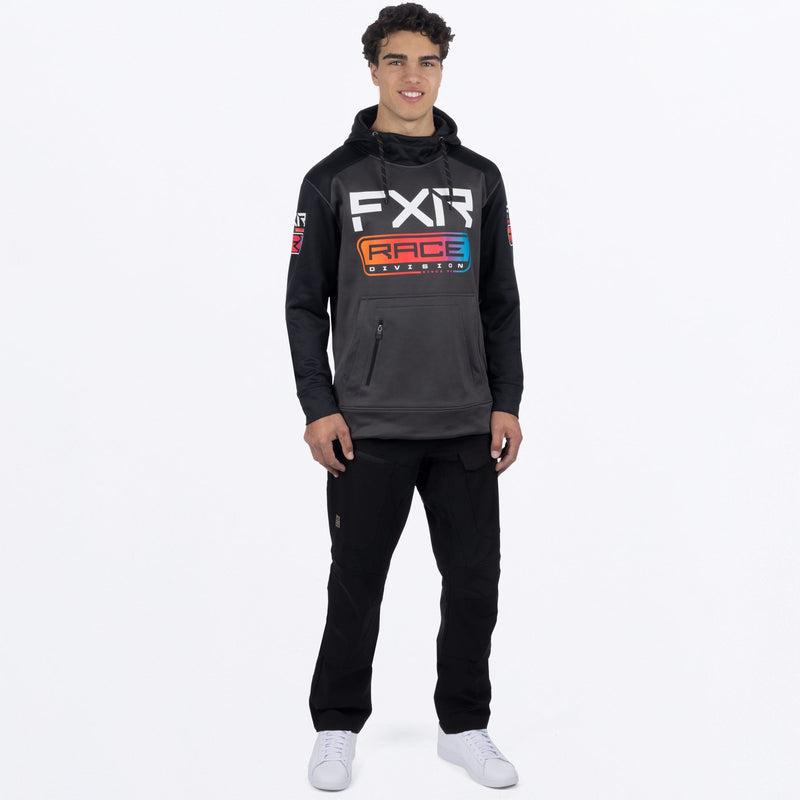 Chargez l'image dans la visionneuse de la galerie, RaceDiv_Tech_POHoodie_M_AsphaltSpectrum_241121-_0840_fullbody
