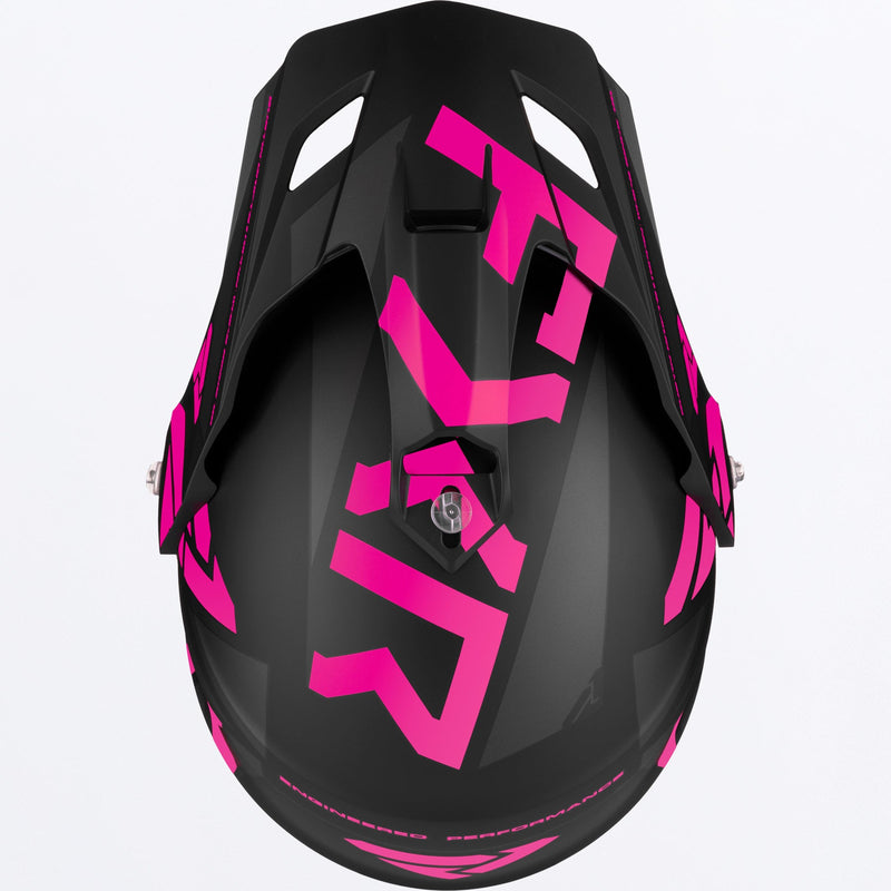 Chargez l'image dans la visionneuse de la galerie, TorqueXTeam_Helmet_BlackEPink_230635-_1094_top
