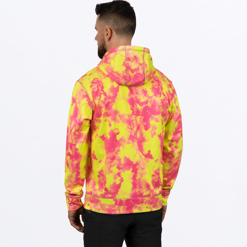 Chargez l'image dans la visionneuse de la galerie, PodiumTech_POHoodie_M_NeonAcidBlack_232038-_6610_back
