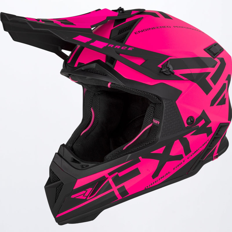 Chargez l'image dans la visionneuse de la galerie, HeliumRaceDiv_Helmet_FuchsiaBlack_210603-_9400_front
