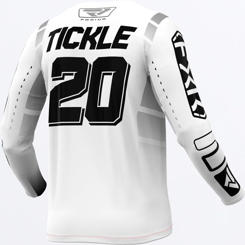 Chargez l'image dans la visionneuse de la galerie, CustomPodium_MXJersey_YTH_WhiteBlk_253309-_1001_Extra

