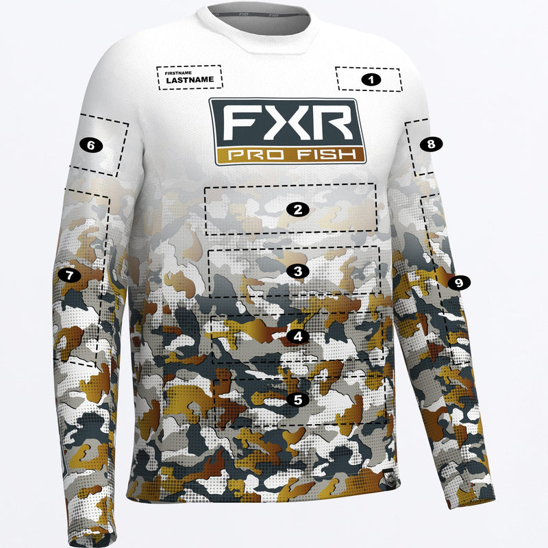 Chargez l'image dans la visionneuse de la galerie, MCustomDerbyDriftCamoAirUPF_Longsleeve_WhtKash_SKU_262053-_0162_Front

