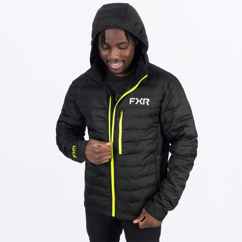 Chargez l'image dans la visionneuse de la galerie, MPodiumHybridQuilted_Jacket_BlackHiVis_SKU_261105-_1065_Extra2
