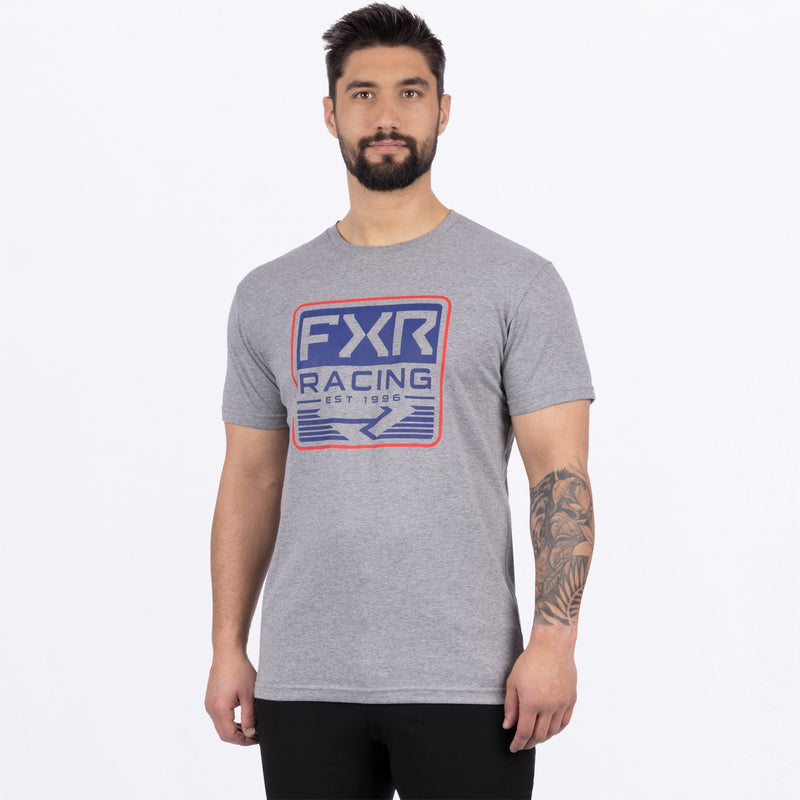 Chargez l'image dans la visionneuse de la galerie, Emblem_Prem_Shirt_M_GreyHeatherReflex_251311_0740_Front
