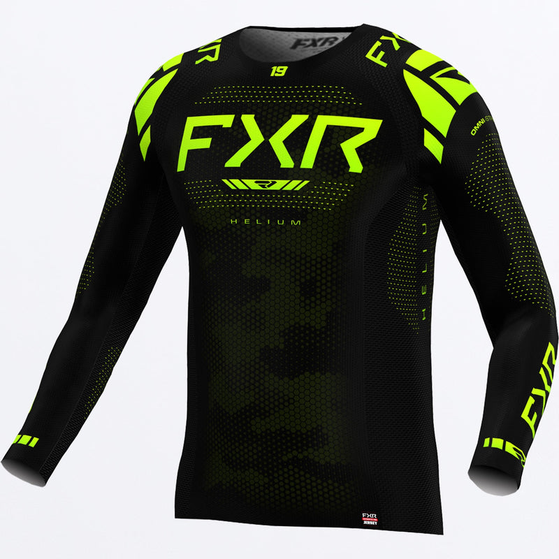 Chargez l'image dans la visionneuse de la galerie, CustomHeliumMX_Jersey_BlackHiVis_SKU_253396-_1065_Front
