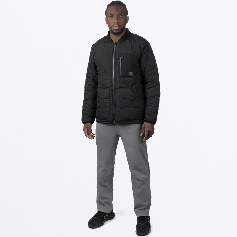 Chargez l'image dans la visionneuse de la galerie, UnisexRigQuilted_Jacket_Black_SKU_242034-_1000_Extra1
