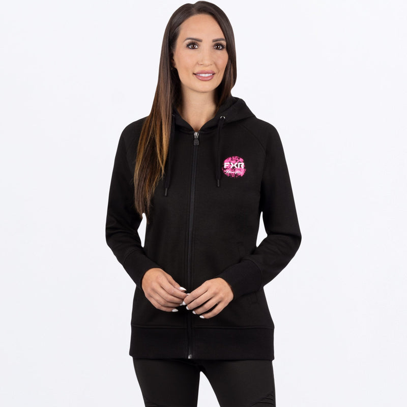 Chargez l'image dans la visionneuse de la galerie, Throttle_Hoodie_W_BlackEPink_242210-_1094_Front
