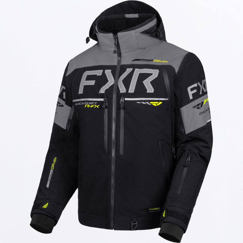 Chargez l'image dans la visionneuse de la galerie, MBackshiftR-FX2-in-1_Jacket_BlackGreyHiVis_SKU_260080-_1065_Front
