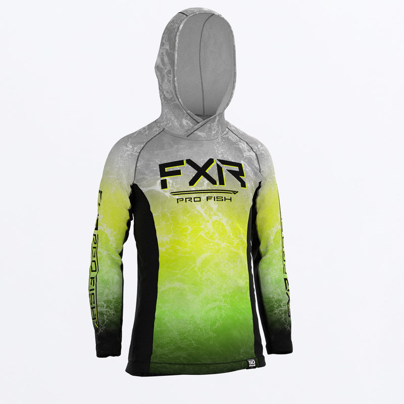 Chargez l'image dans la visionneuse de la galerie, Derby_UPF_Hoodie_Y_HivisLimeRipple_232270_6671_Front
